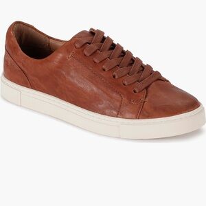 Frye Ivy Low Top Sneaker in Cognac